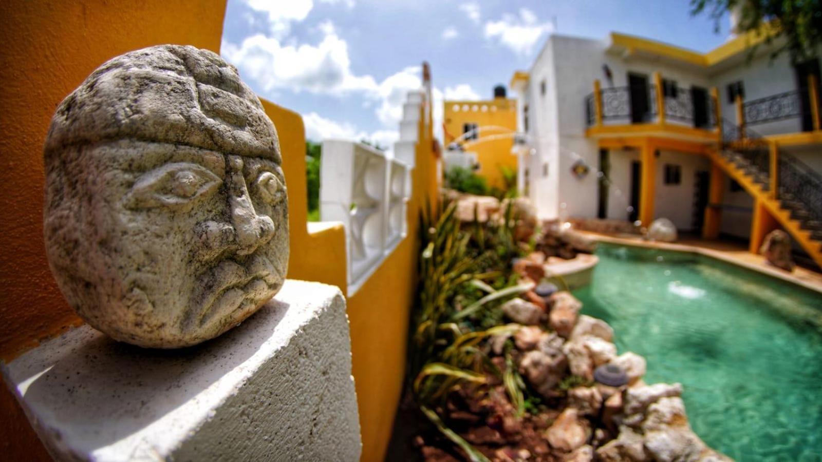 Buenosdias Izamal Bed & Breakfast Bagian luar foto